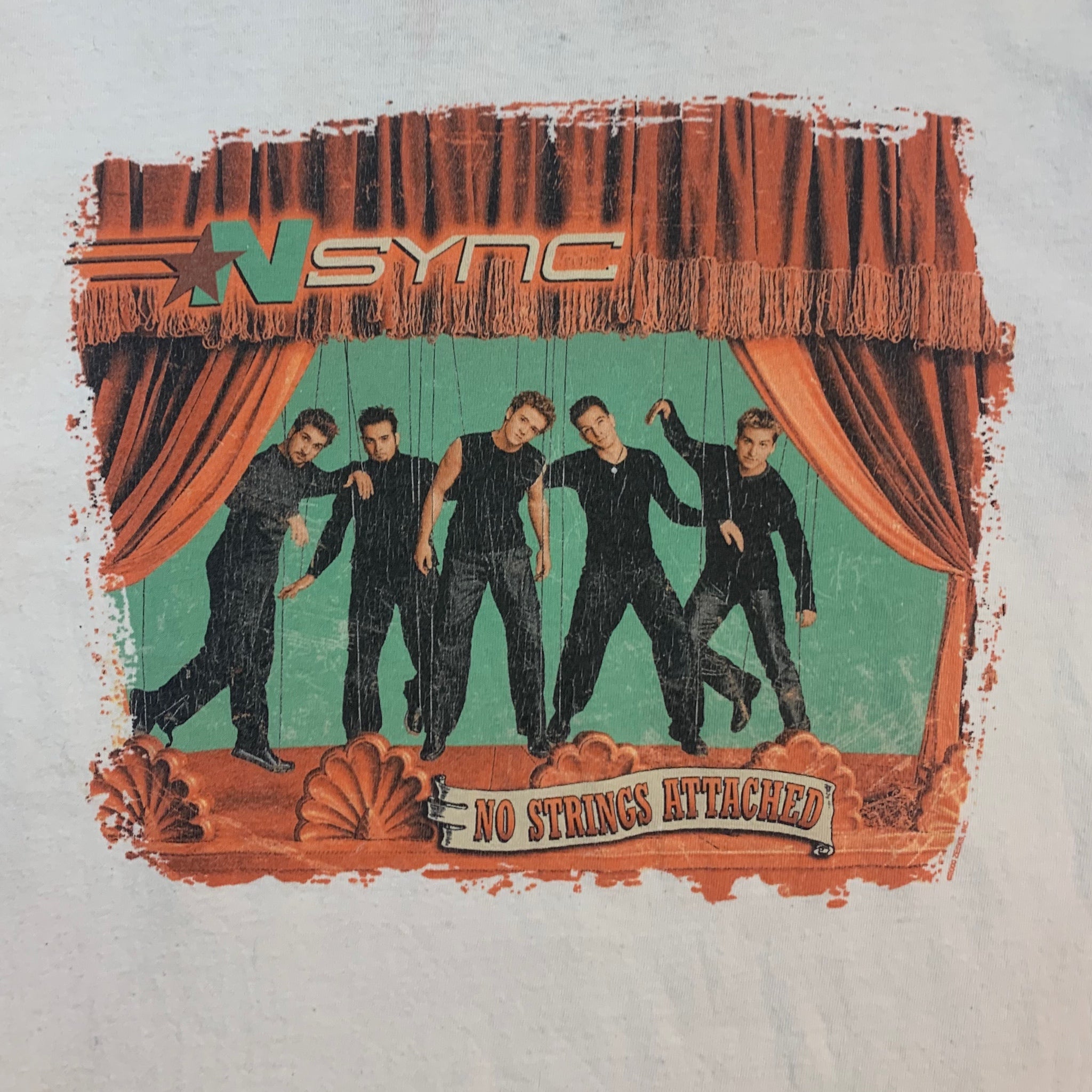 Vintage NSYNC No Strings Attached Tour Tee White