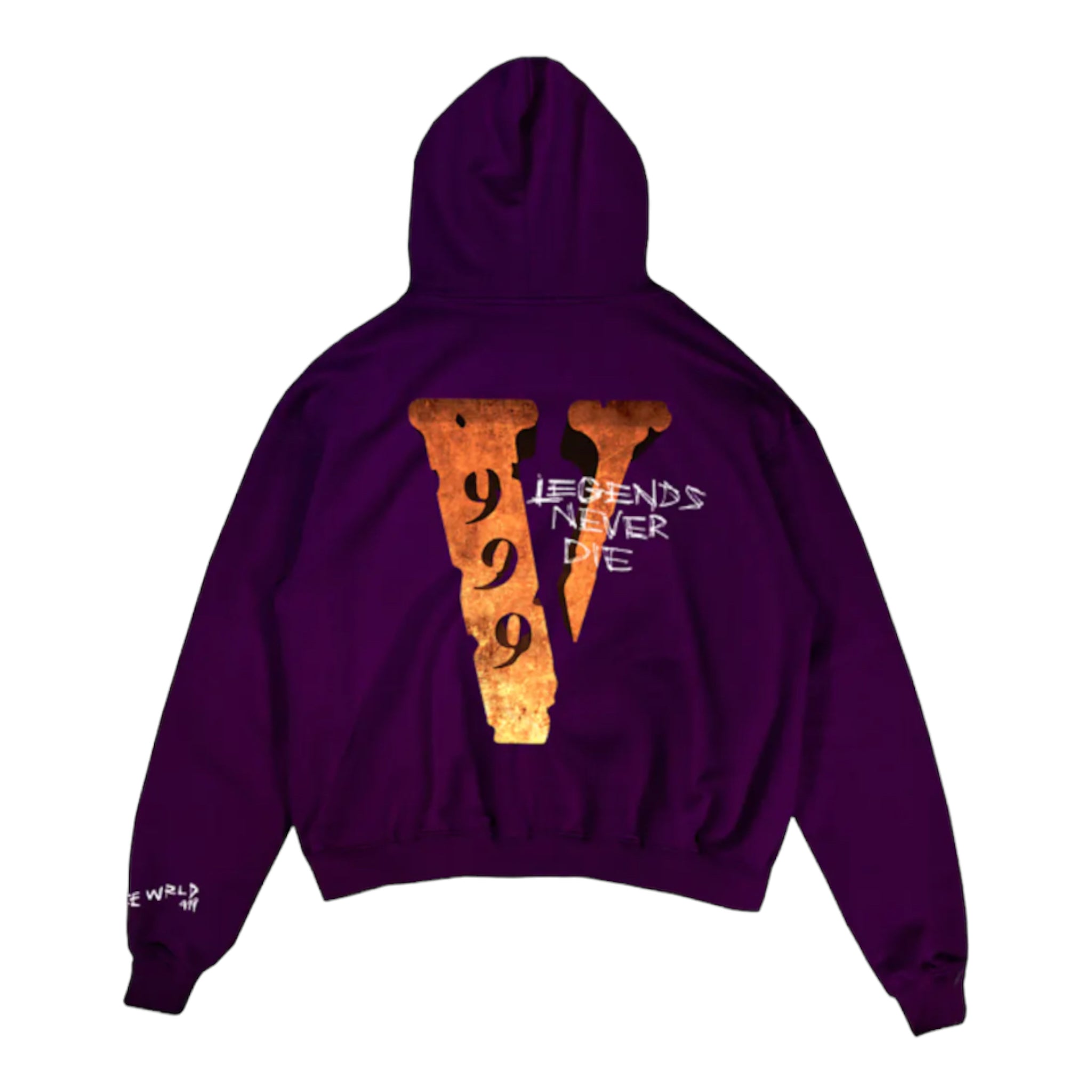 Juice Wrld x Vlone Legends Never Die Hoodie Purple