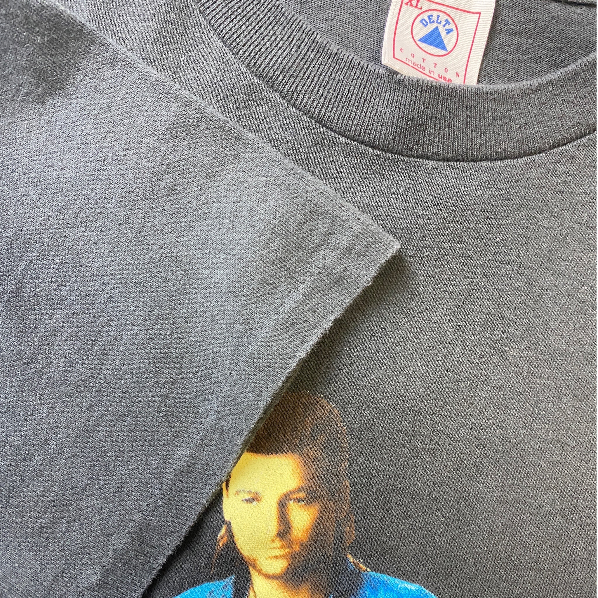 1993 Billy Ray Cyrus Vintage Shirt - Black Shirt