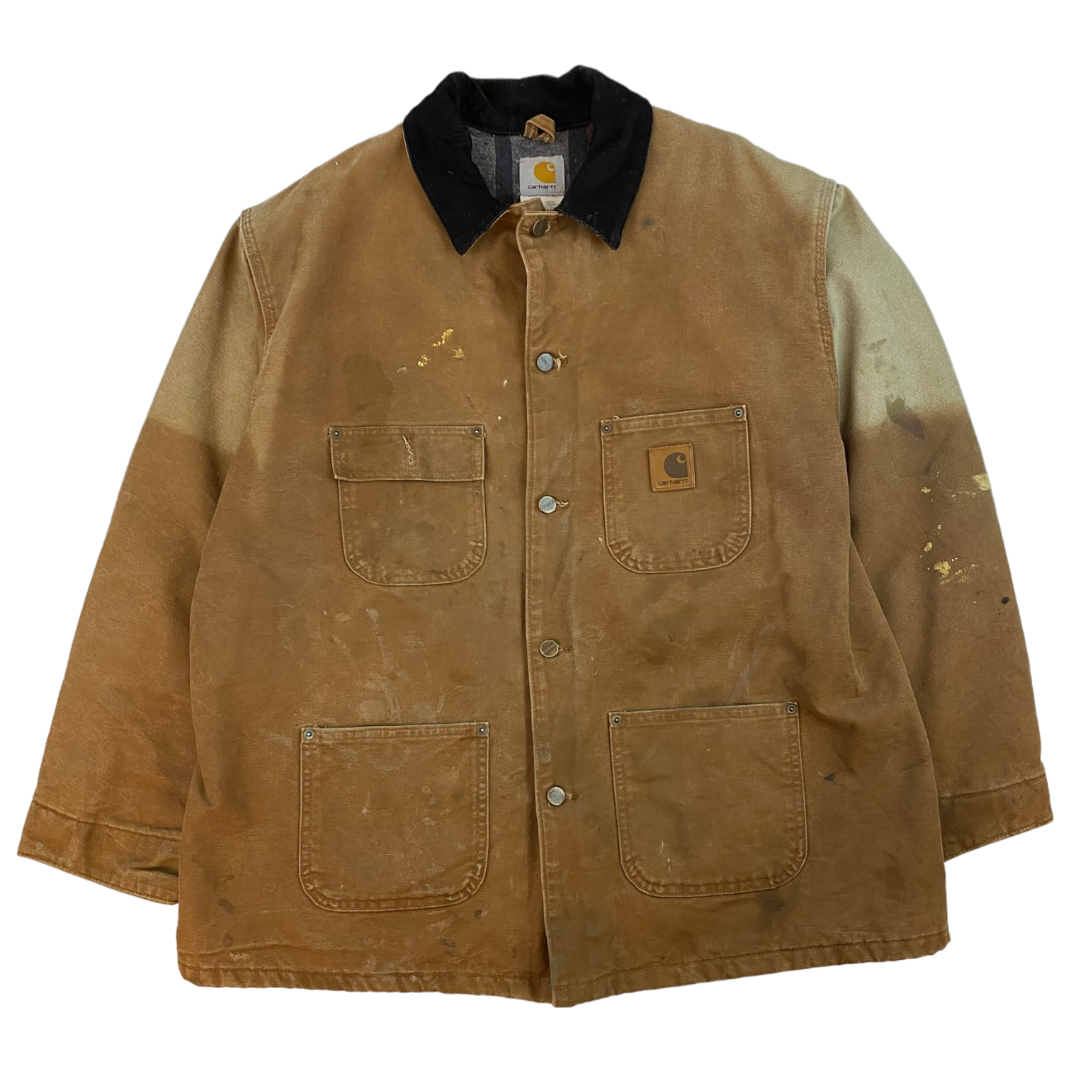 Vintage Carhartt Collared Jacket Tan