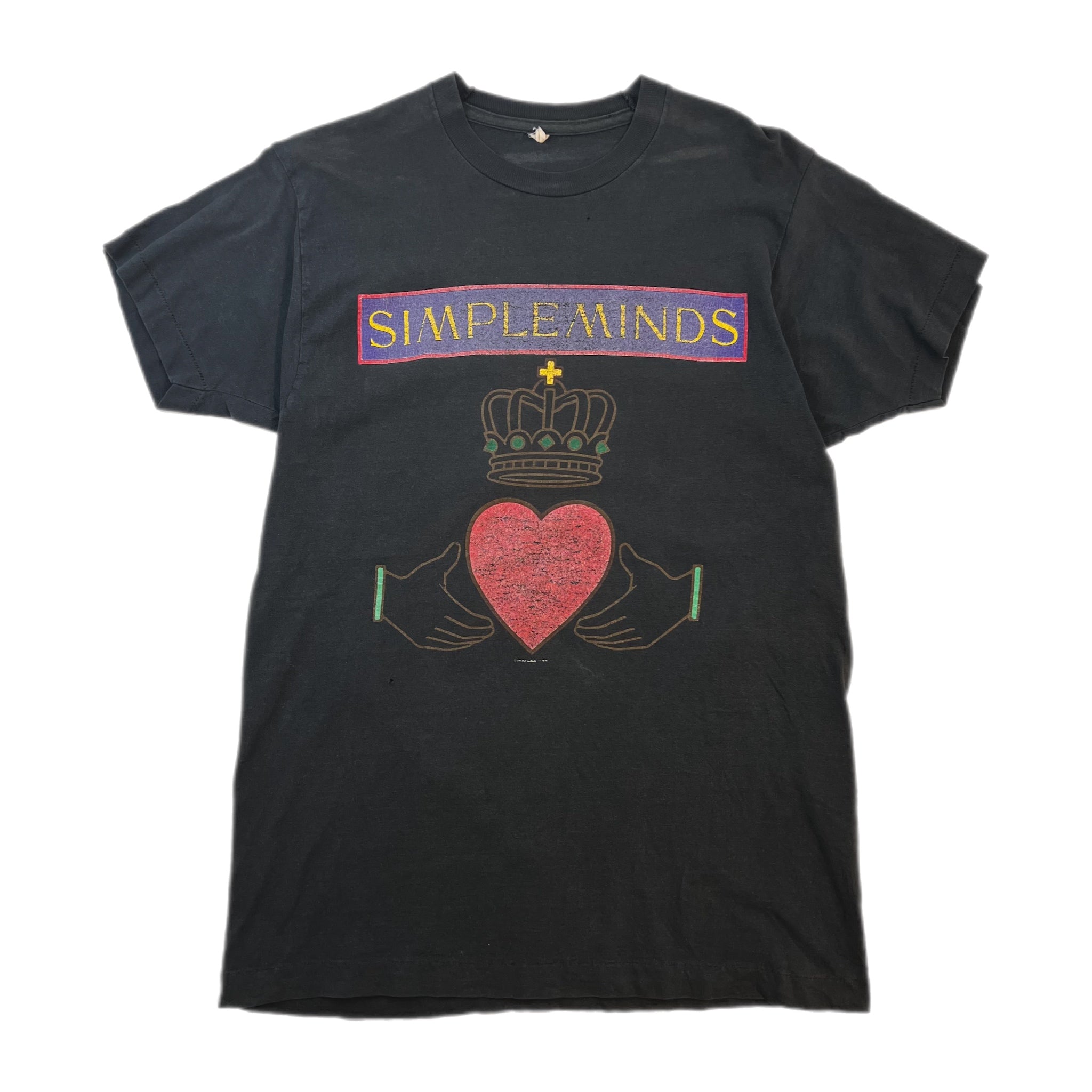 1989 Classic '80s Concert Fashion Simple Minds Tour T-Shirt