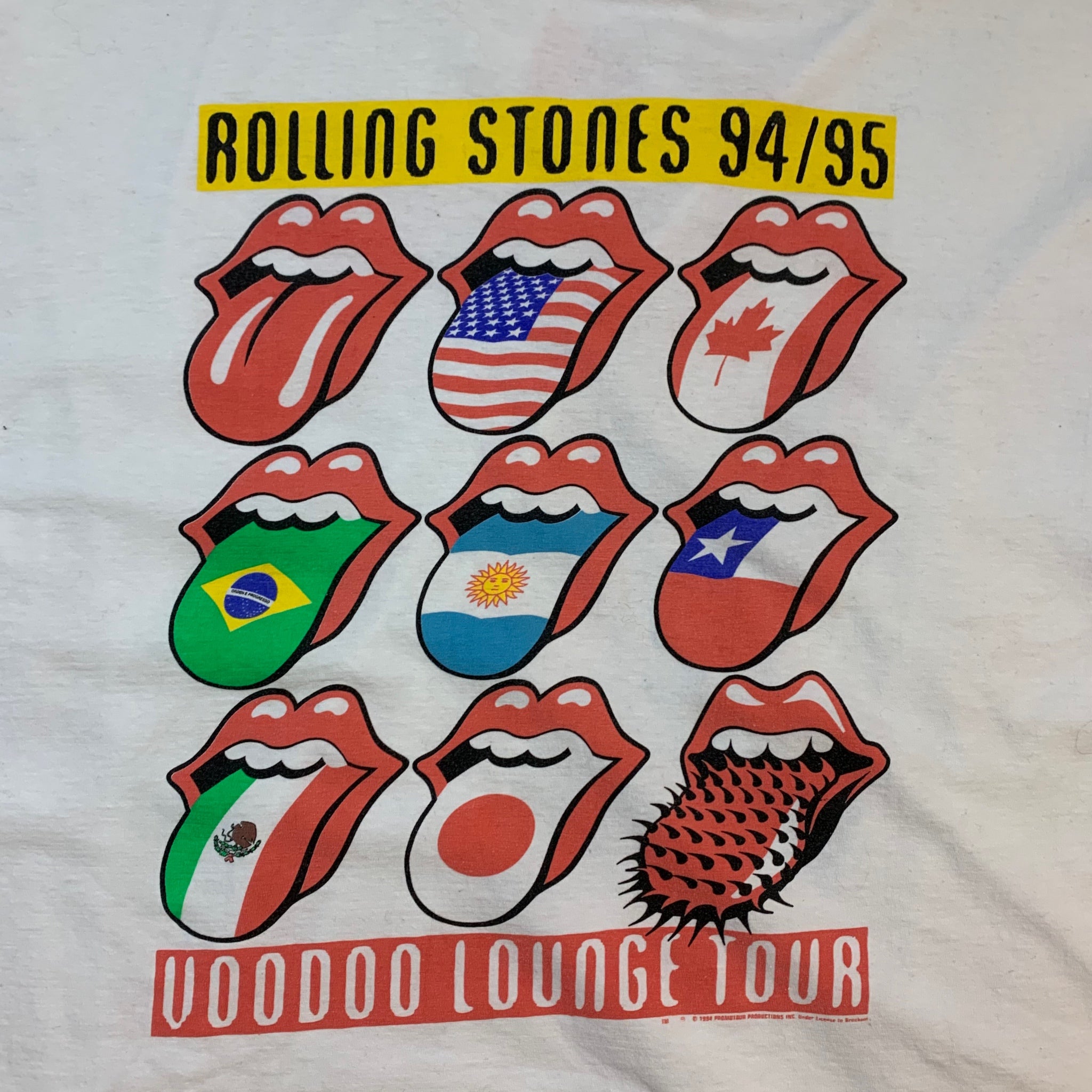 1994 Rolling Stones Voodoo Lounge Tour Tee