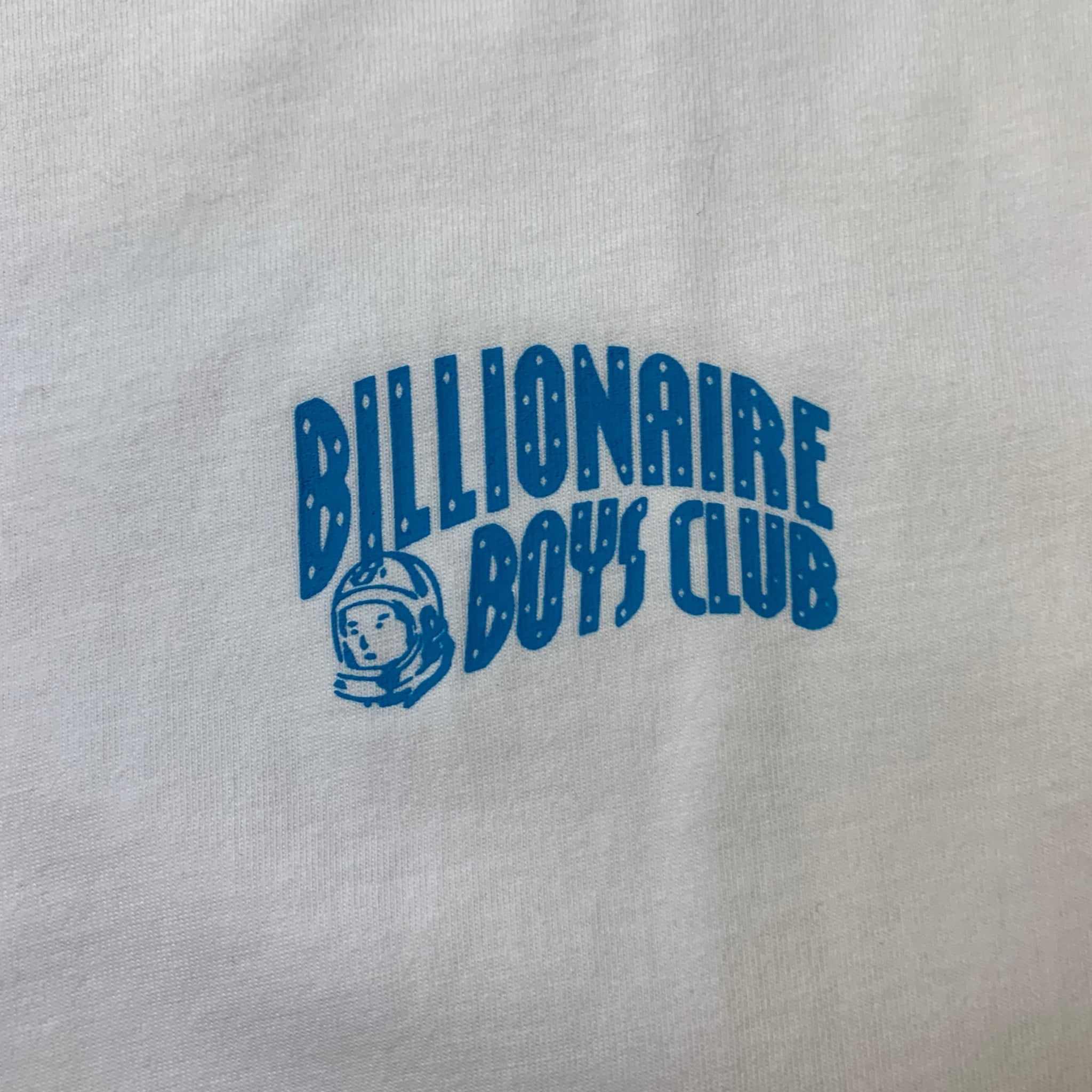 Billionaire Boys Club Blue Logo Tee White