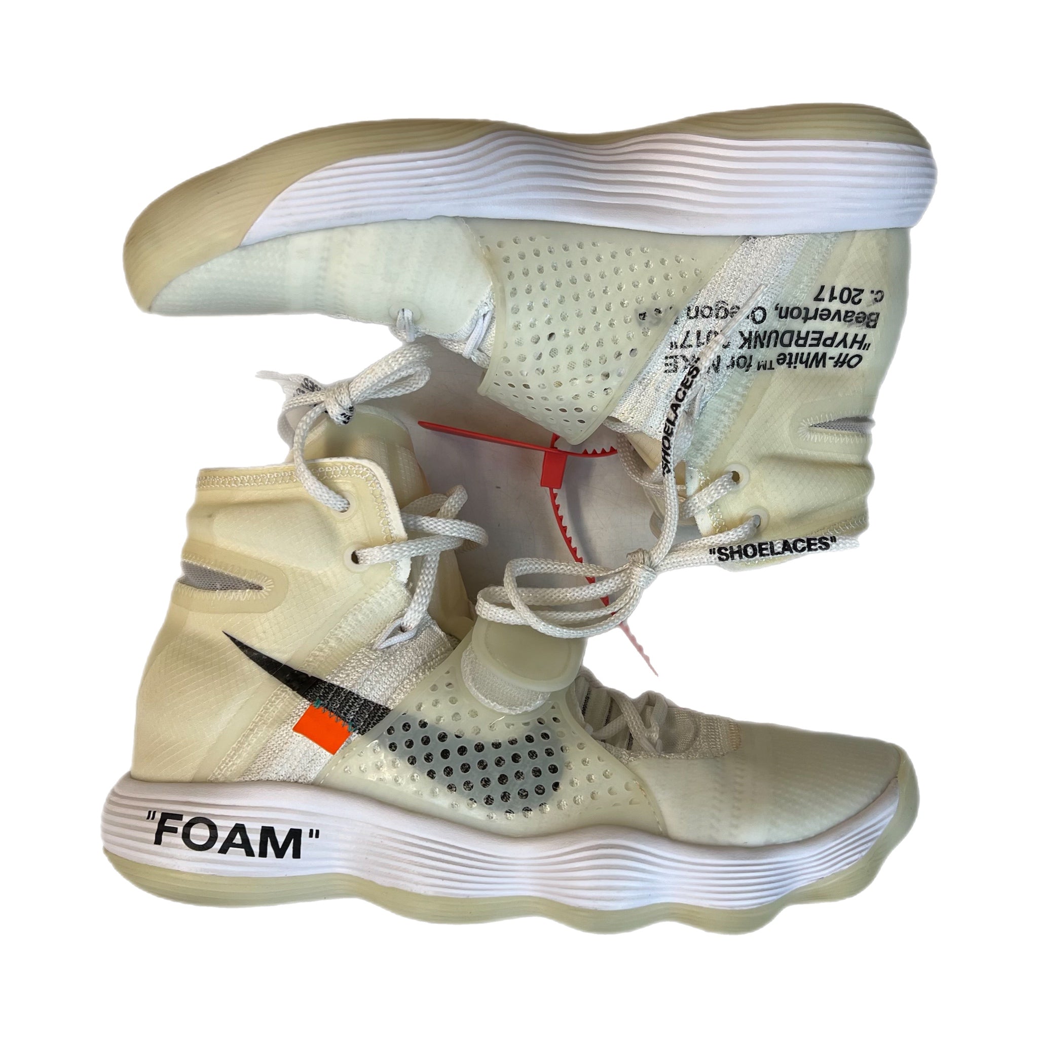 Hyper dunks off white best sale