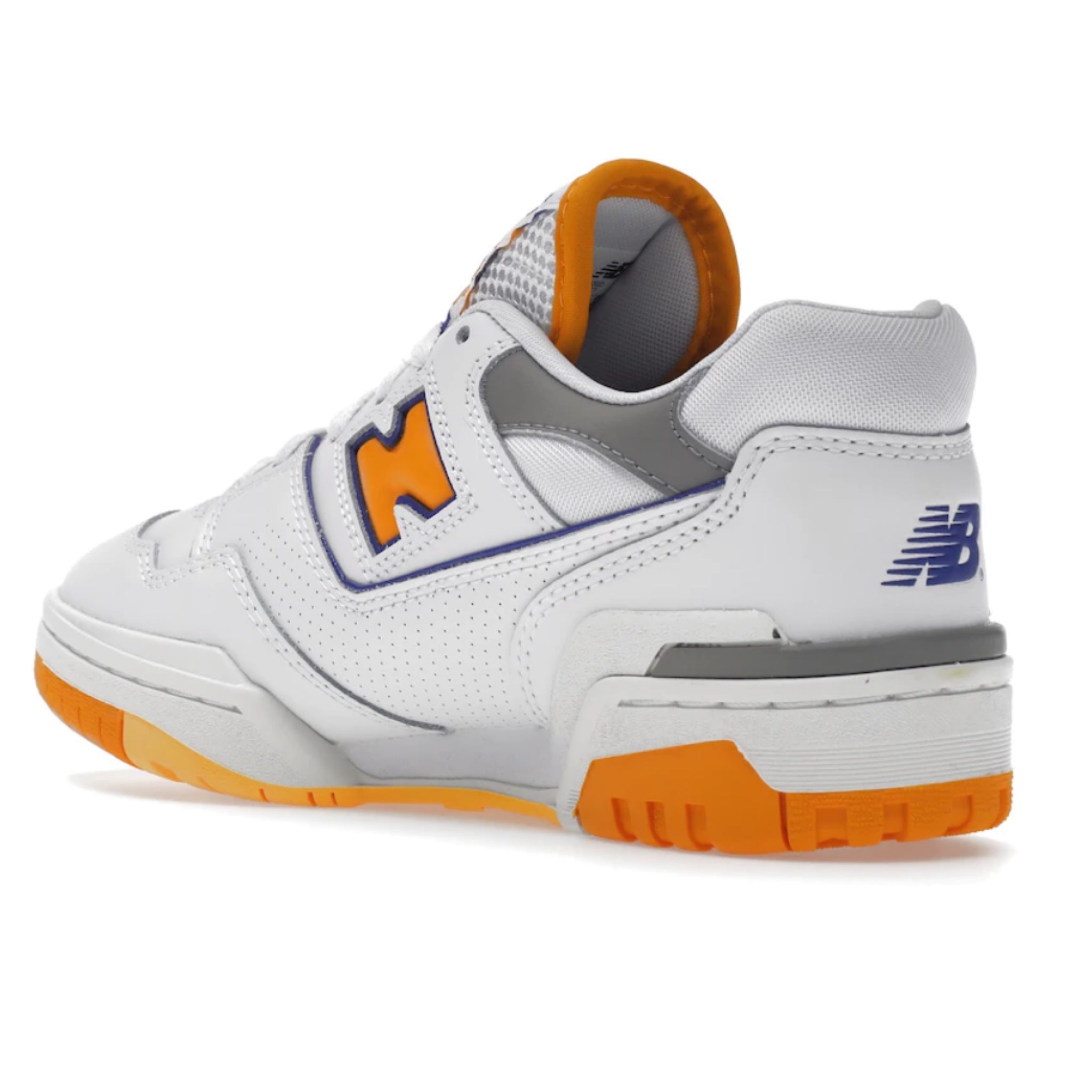 New balance store white and orange