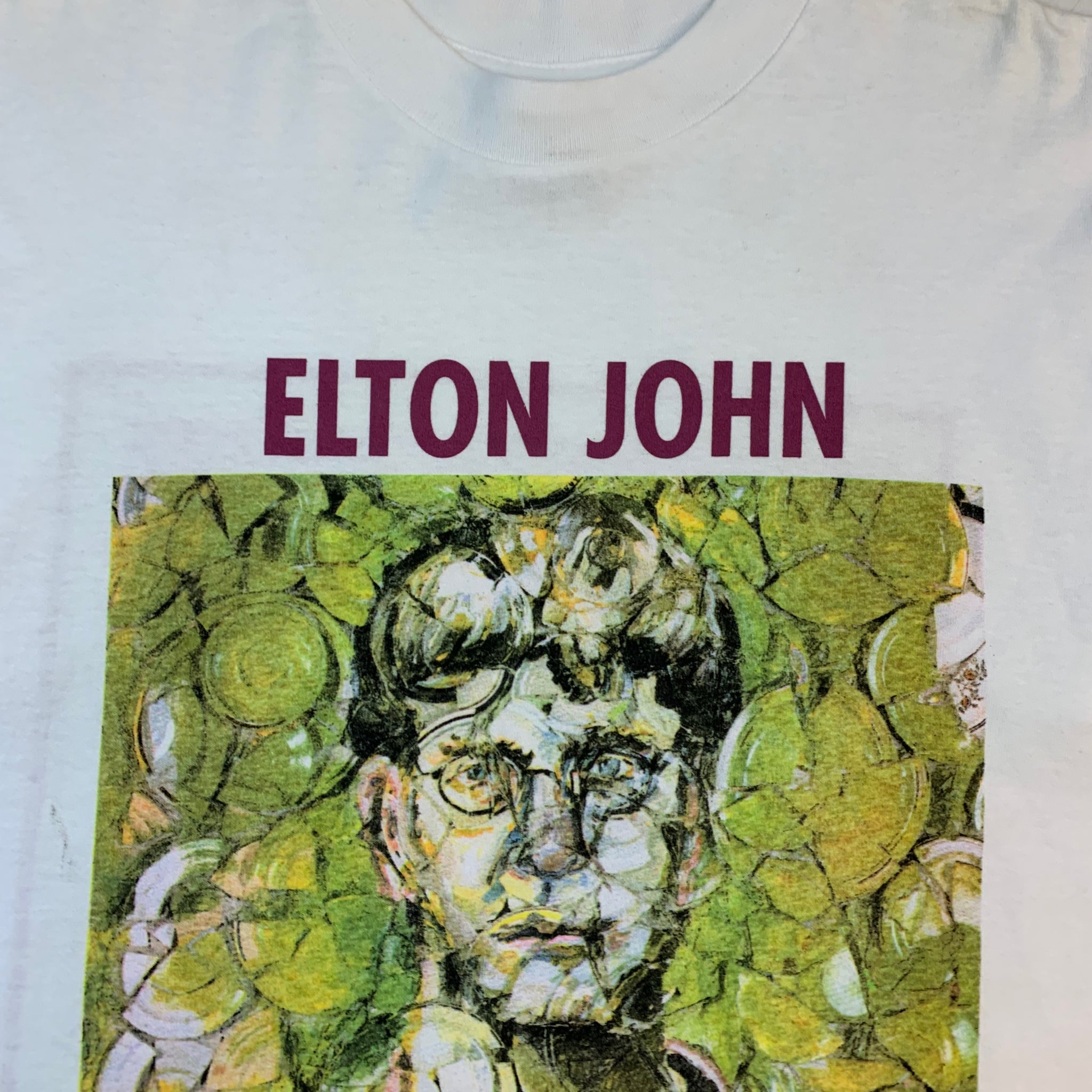 1997 Elton John The Big Picture Tee White