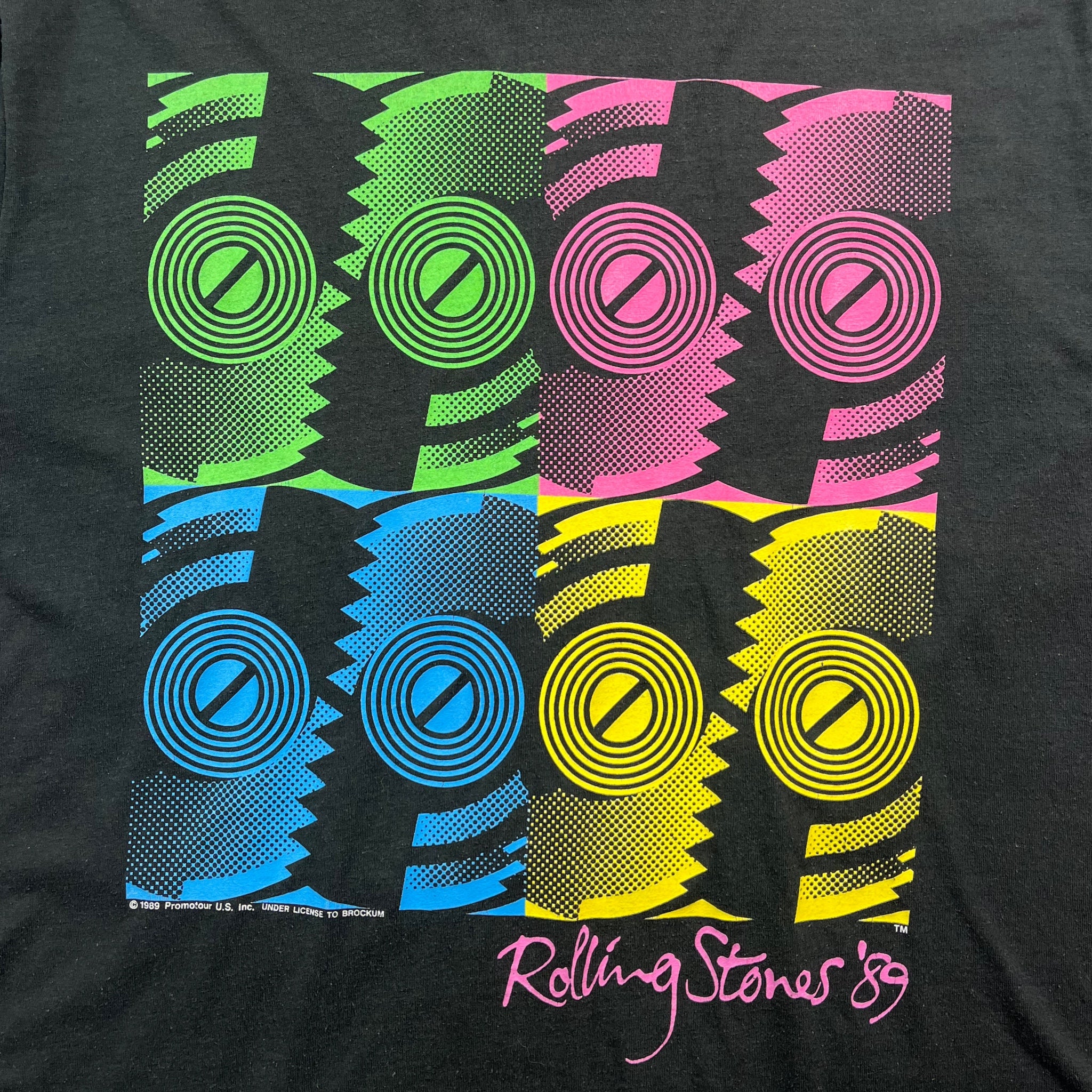 Vintage ‘89 Rolling Stones Steel Wheels Tee