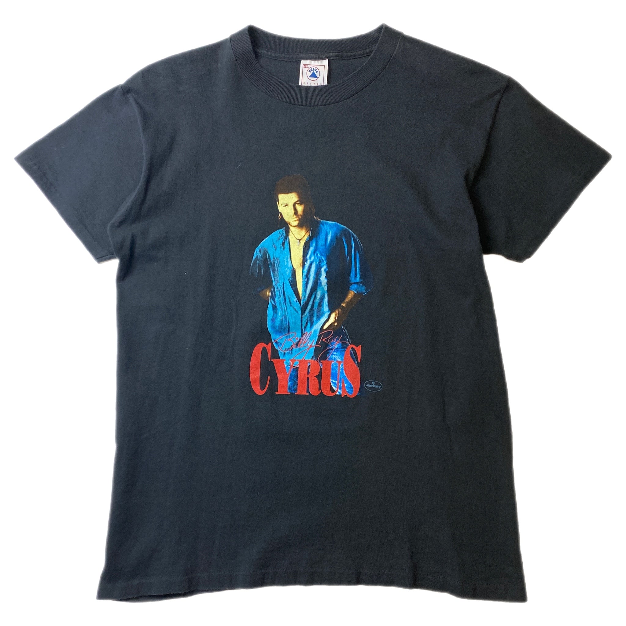 1993 Billy Ray Cyrus Vintage Shirt - Black Shirt