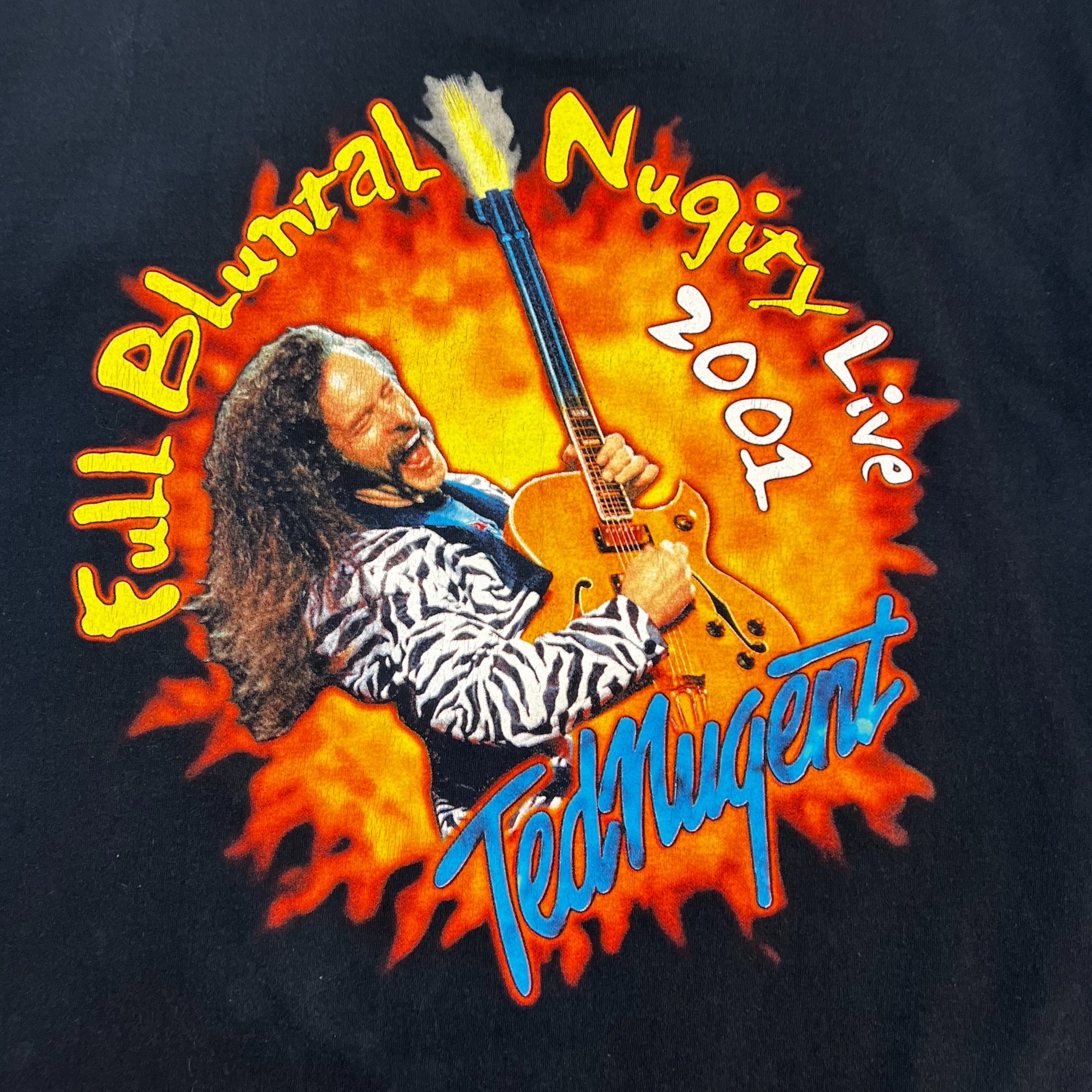 2001 Ted Nugent Full Bluntal Nugity Tour Tee