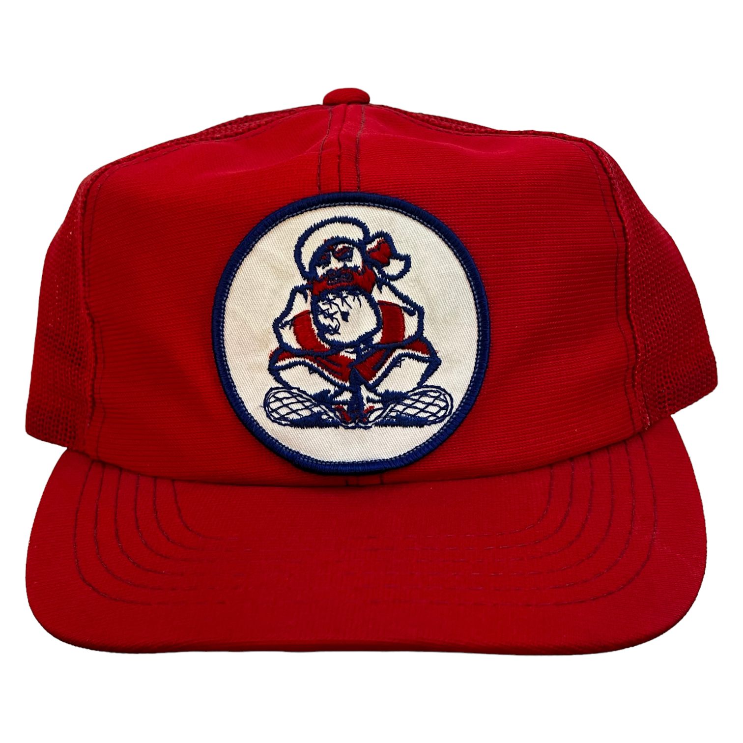 Vintage Edmonton Trappers Hat Red